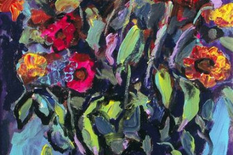 Цветы. 2010. Холст, масло. 73х47